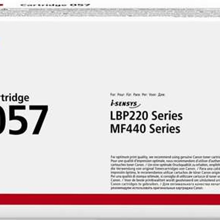 Canon 057 Negro Cartucho de Toner Original - 3009C002 1