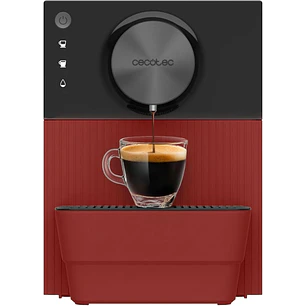 Cecotec Cremmaet Cube Red Cafetera Superautomatica - 19bar - Deposito de 1.1L - Sistema de Prensado y Pre-Infusion - Sistema Thermoblock - Pantalla Ta