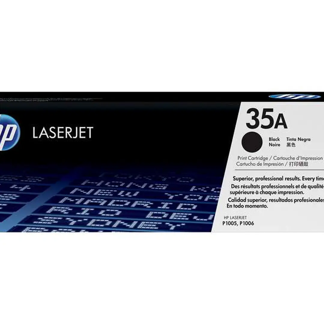 HP CB435A Negro Cartucho de Toner Original - 35A 1