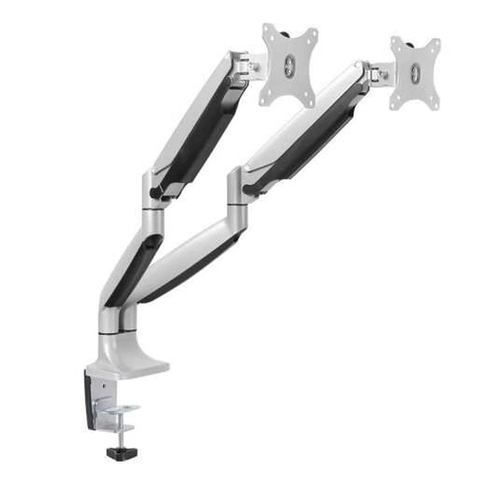 Tooq Soporte de Mesa con Brazos Articulados para 2 Monitores de 13