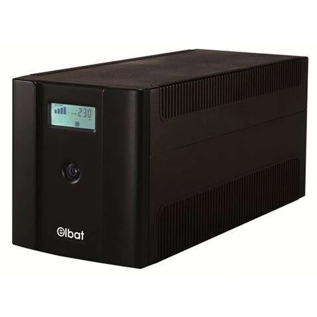 Elbat Delta SAI 1100VA USB - Pantalla LCD - 4x Shuckos - Estabilizador AVR - Funcion de Arranque en Frio 1