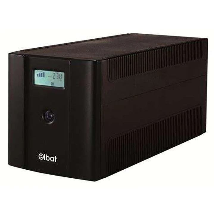 Elbat Delta SAI 1100VA USB - Pantalla LCD - 4x Shuckos - Estabilizador AVR - Funcion de Arranque en Frio 1
