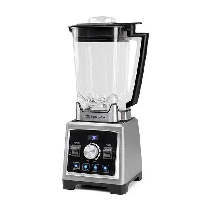 Orbegozo BV 9800 Batidora de Vaso Profesional 1500W - Vaso Tritan 2L - Cuchillas Acero Inoxidable - 8 Velocidades y 5 Programas Preconfigurados - Faci 1