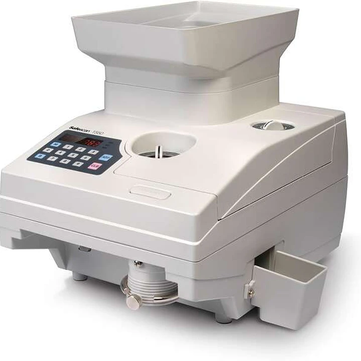 Safescan 1550 Contadora de Monedas - Alta Capacidad - Pantalla LCD de Facil Lectura - Velocidad de Conteo Rapida 1