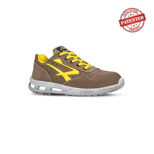 Upower Adventure S ESD Calzado de Seguridad Bajos - Talla 48 - Gamuza Perforada, Puntera de Aluminio, Antideslizante, Proteccion S1PS FO SR - Color Be