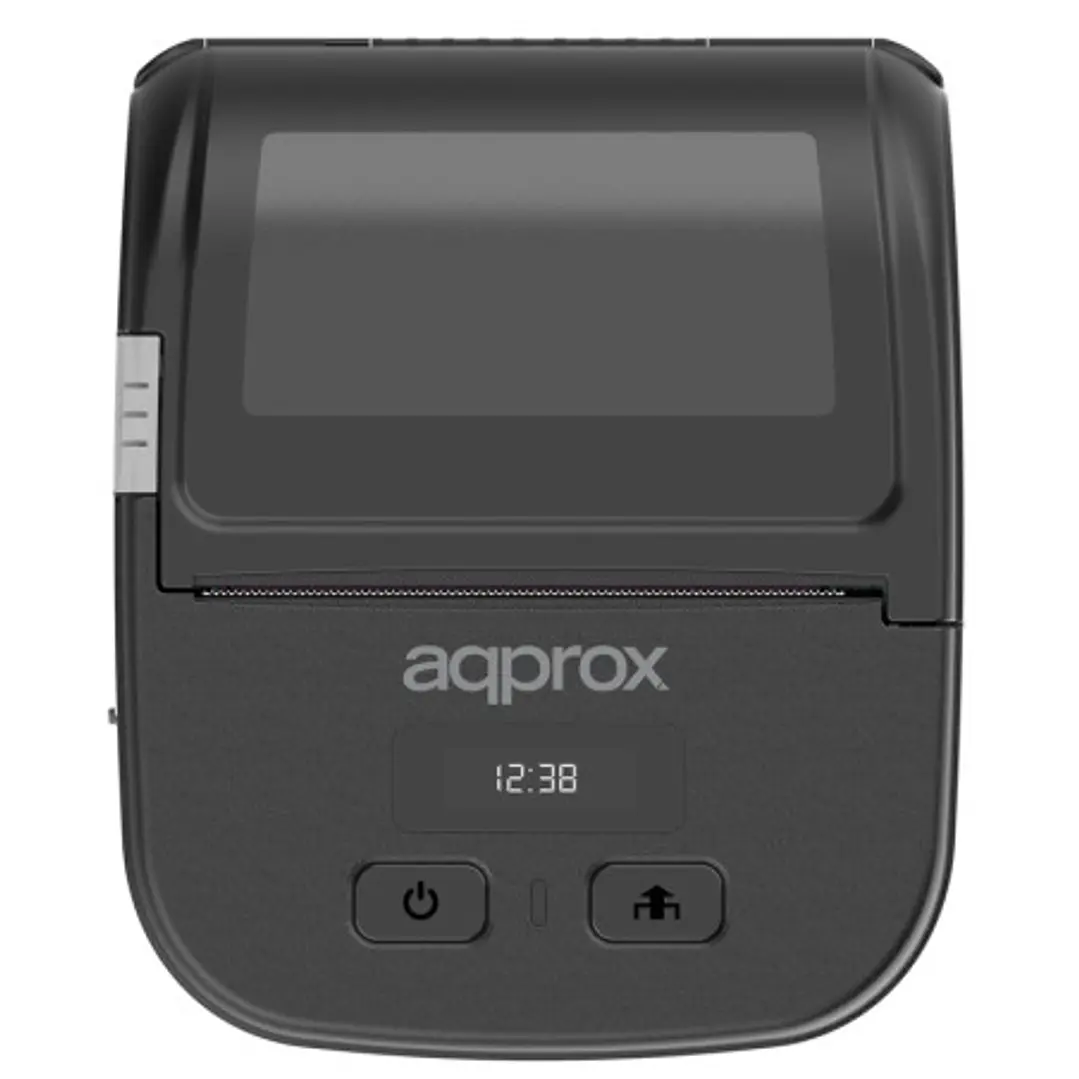 Approx Impresora Termica de Recibos Portable - Resolucion 203dpi - Velocidad 100mm/s - Bluetooth y USB - Corte Manual 1