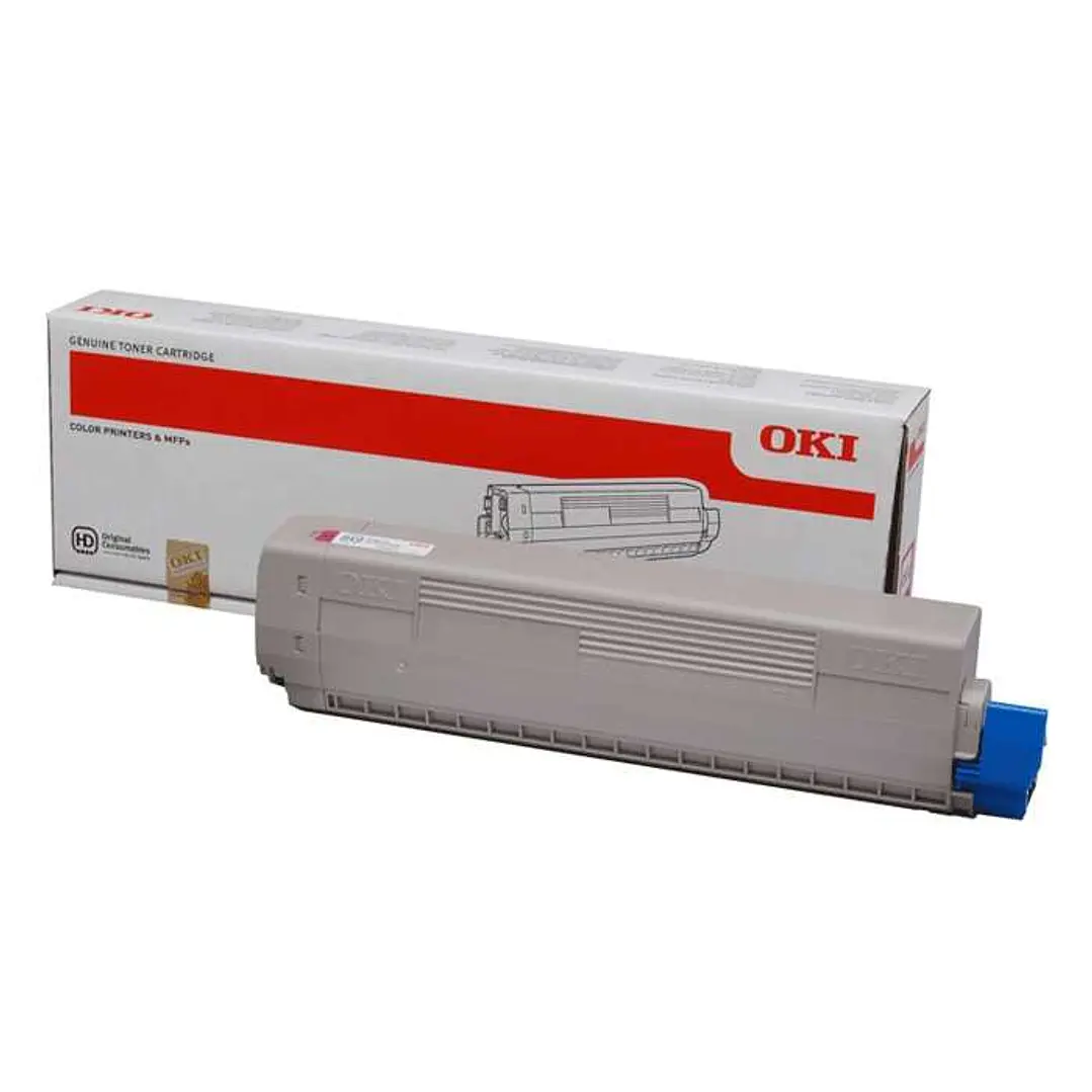 OKI C822 Magenta Cartucho de Toner Original - 44844614 1