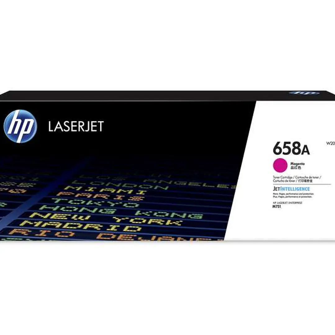 HP W2003A Magenta Cartucho de Toner Original - 658A 1