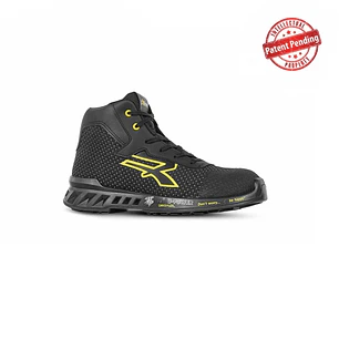 Upower Joe S ESD Calzado de Seguridad Altos - Talla 44 - Proteccion Puntera Anti-Abrasion, Suela Antideslizante Resistente a Aceite y Frio, Puntera Ai