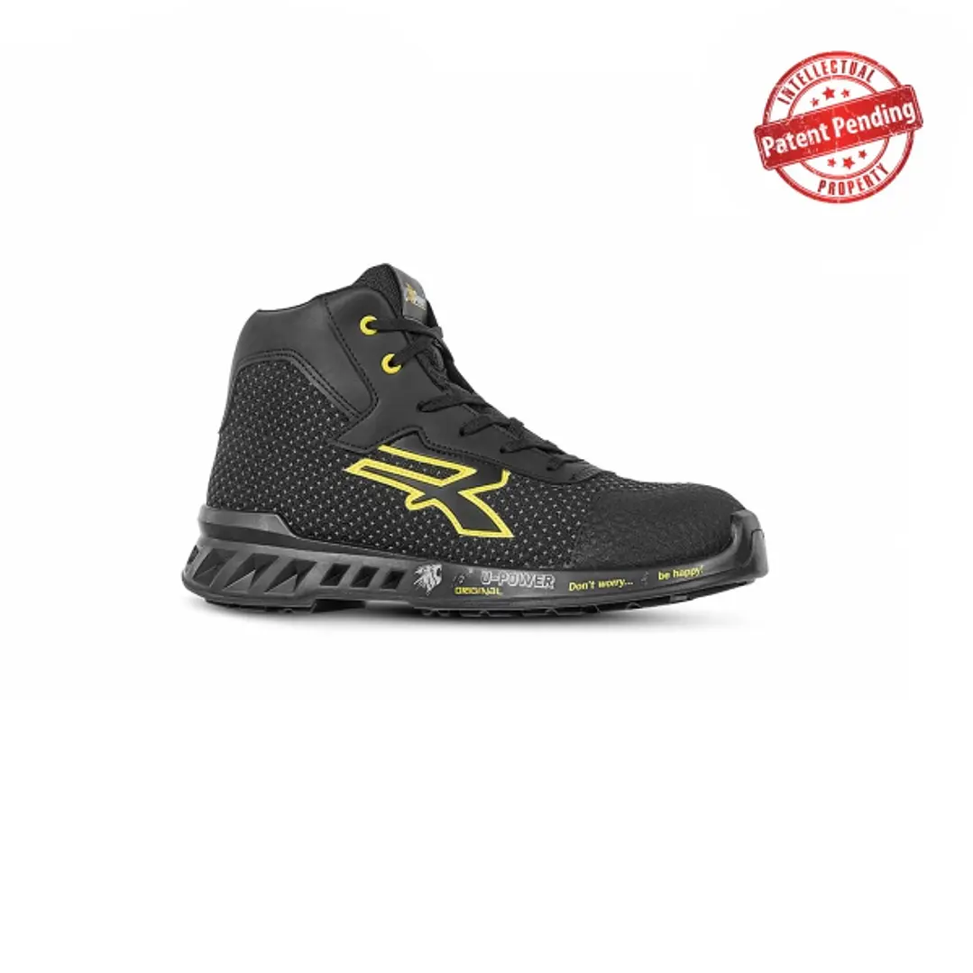 Upower Joe S ESD Calzado de Seguridad Altos - Talla 46 - Proteccion Puntera Anti-Abrasion, Suela Antideslizante Resistente al Aceite y Frio, Puntera A 1