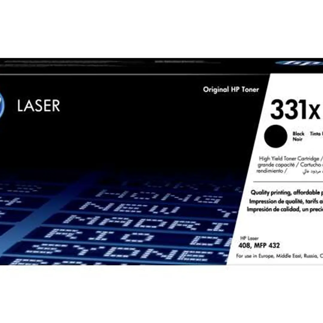 HP W1331X Negro Cartucho de Toner Original - 331X 1