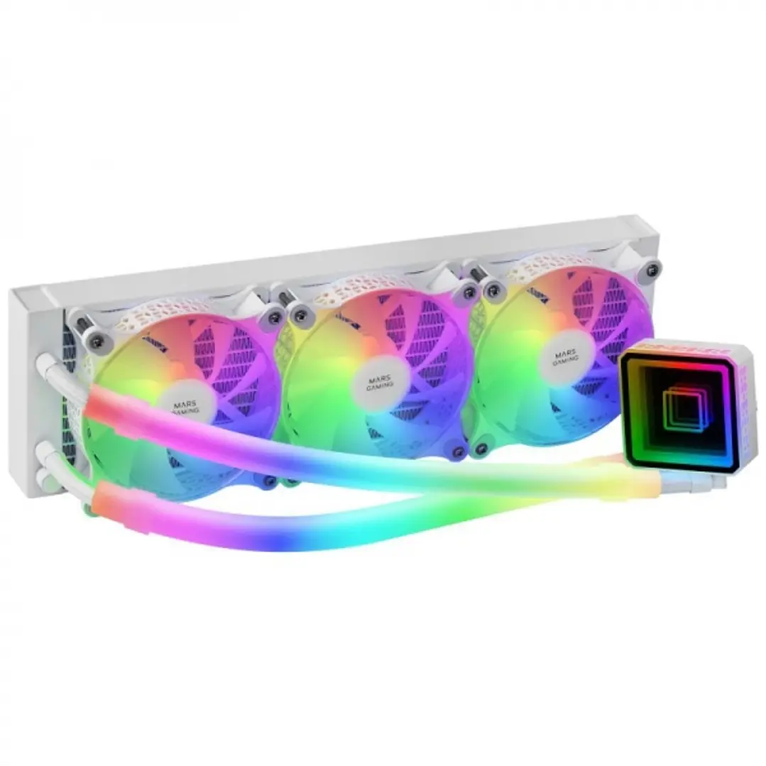 Mars Gaming ML-ULTRA360 Refrigeracion Liquida - 650W TDP - Tecnologia OPTI-CHAMBER - Iluminacion ARGB 360º - Ventiladores Silenciosos - Multisocket Un 1