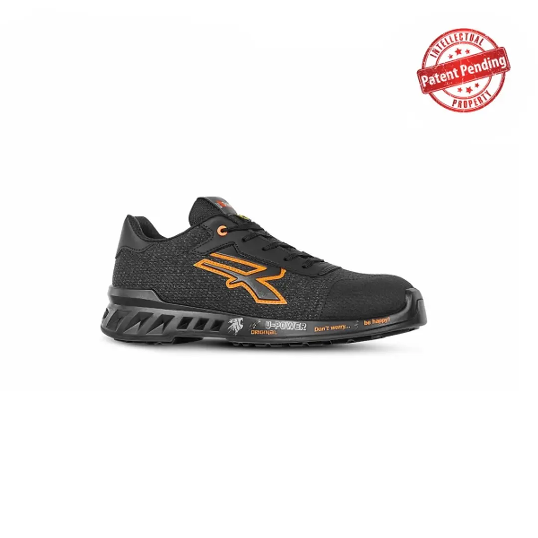 Upower Bruce S ESD Calzado de Seguridad Super Ligeros - Talla 36 - Nylon Transpirable, Proteccion Anti-Abrasion, Suela Antideslizante, Anti-Perforacio 1