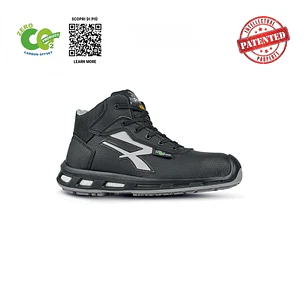 Upower Coast UK S ESD Calzado de Seguridad - Talla 36 - Puntera AirToe Composite, Antiperforacion, Transpirables, Suela Antideslizante - Color Negro