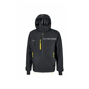 Upower Wink Chaqueta de Trabajo de Invierno - Talla 4XL - Acolchado de Grafeno, Impermeable, Capucha Fija Regulable, Multibolsillos, Detalles Reflecta