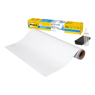 Post-It Easy Erase Pizarra Adhesiva - Forma Rectangular - 121.9x242cm - Color Blanco