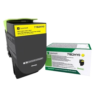 Lexmark CS417/CX417/CS517/CX517 Amarillo Cartucho de Toner Original - 71B2HY0/71B0H40