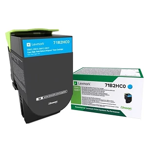 Lexmark CS417/CX417/CS517/CX517 Cyan Cartucho de Toner Original - 71B2HC0/71B0H20