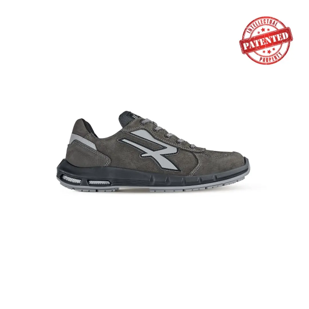 Upower Avion Plus S ESD Calzado de Seguridad Altos - Talla 40 - Cuero Nubuck Resistente, Puntera de Aluminio, Hidrofugos, Antiarrugas, Suela Antidesli 1