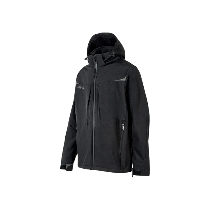 Upower Verve Chaqueta Tecnica Softshell - Talla XL - Interior Micro-Fleece con Grafeno, Capucha Desmontable, Repelente al Agua, Detalles Reflectantes, 1