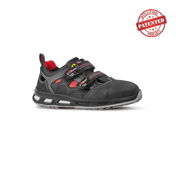 Upower Cody S ESD Calzado de Seguridad Bajos - Talla 36 - Cuero Nubuck, Hidrofugos, Antiarrugas, Antideslizantes, Suela PU/PU, Proteccion S1PS FO SR - 1