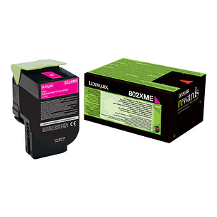 Lexmark CX510 Magenta Cartucho de Toner Original - 80C2XM0/80C2XME/80C0X30/802XM