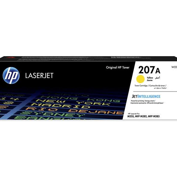 HP W2212A Amarillo Cartucho de Toner Original - 207A 1