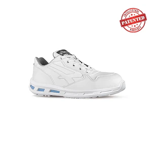 Upower Blink S ESD Calzado de Seguridad Bajos - Talla 36 - Ligeros, Puntal Composite, Suela Antideslizante PU/PU, Proteccion S3S CI FO SR - Color Blan