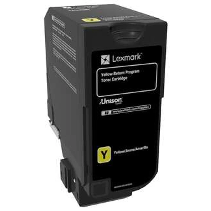 Lexmark CS720/CS725/CX725 Amarillo Cartucho de Toner Original - 74C20Y0 1