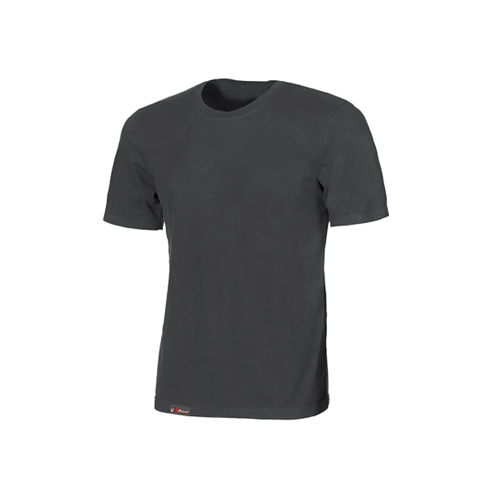 Upower Linear Camiseta Basica de Algodon - Talla 3XL - Estructura Tubular sin Costuras, Cuello Acanalado, Proteccion DPI1, Lotes de 5 o 30 Unidades -  1
