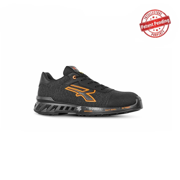 Upower Bruce S ESD Calzado de Seguridad Super Ligeros - Talla 41 - Nylon Transpirable, Proteccion Anti-Abrasion, Suela Antideslizante, Anti-Perforacio 1