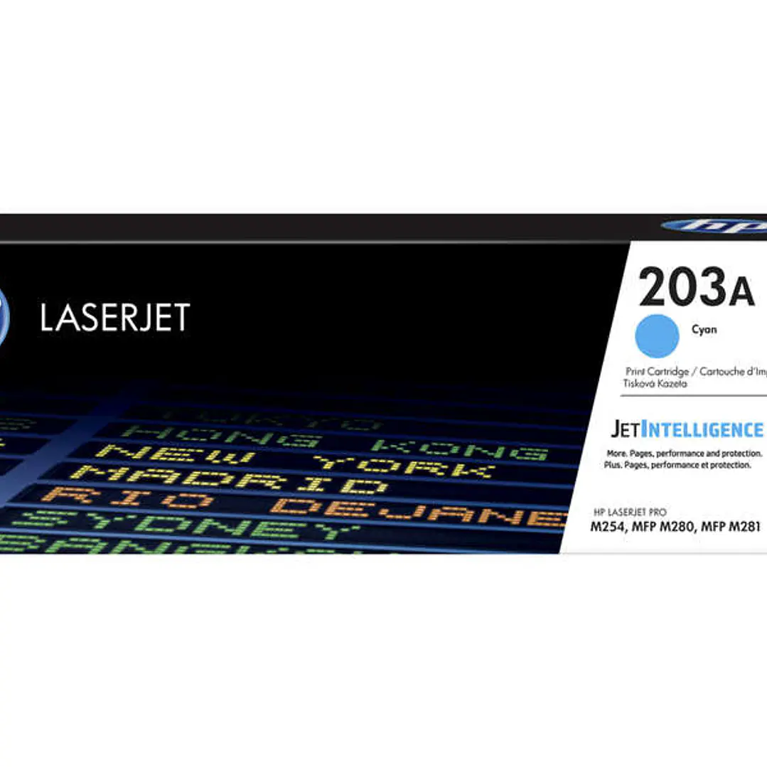 HP CF541A Cyan Cartucho de Toner Original - 203A 1