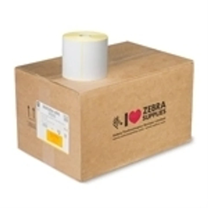 Zebra Z-Select 2000D Pack de 12 Rollos de Etiquetas Termicas Originales 102x102mm - Adhesivo Permanente - 700 Unidades x Rollo - 800264-405 1