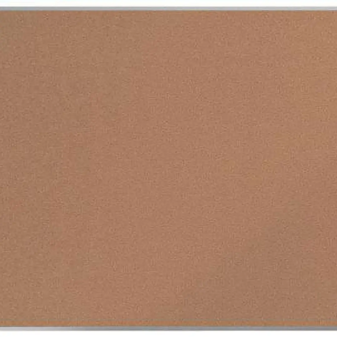 Nobo Tablero Anuncios Corcho Essence 2400x1200mm - Montaje Esquinas - Superficie Corcho - Marco Aluminio Anodizado - Color Natural 1
