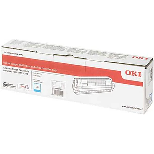 OKI C834/C844 Cyan Cartucho de Toner Original - 46861307