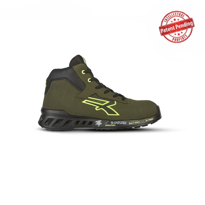 Upower Tyler S ESD Calzado de Seguridad Altos Ligeros - Talla 36 - Puntera AirToe Aluminio, Empeine Hidrorrepelente, Suela Antideslizante, Antiabrasio 1