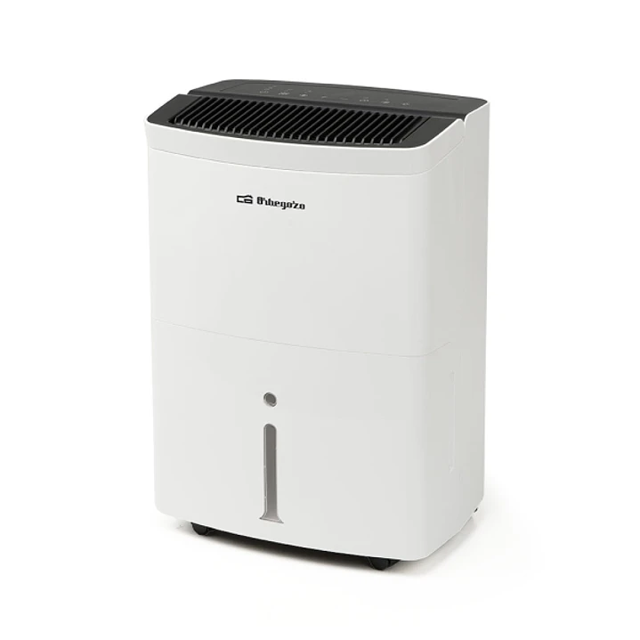 Orbegozo DH 2075 Deshumidificador - Potencia 420W - Absorbe 20 L/Dia - Deposito de 5.5L - Respetuoso con el Medio Ambiente - Temporizador - Ruedas y A 1