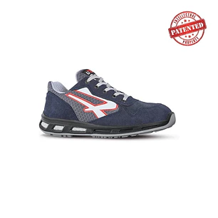 Upower Active S ESD Calzado de Seguridad Bajos - Talla 39 - Parte Superior de Nailon Ultraflexible y Gamuza Suave, Puntera de Aluminio, Suela Antidesl