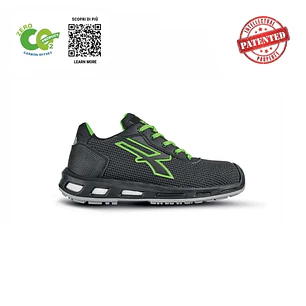 Upower Malibu S ESD Calzado de Seguridad Ecologicos - Talla 37 - Puntera AirToe Aluminium, Sistema Antiperforacion, Suela Antideslizante, Retorno de E