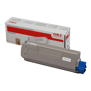OKI C610 Cyan Cartucho de Toner Original - 44315307