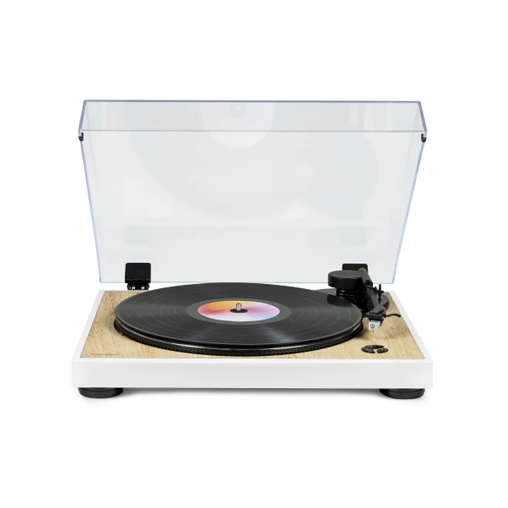 Thomson TT301 Giradiscos Preamplificado - Funcion Parada Automatica - Color Madera/Blanco 1