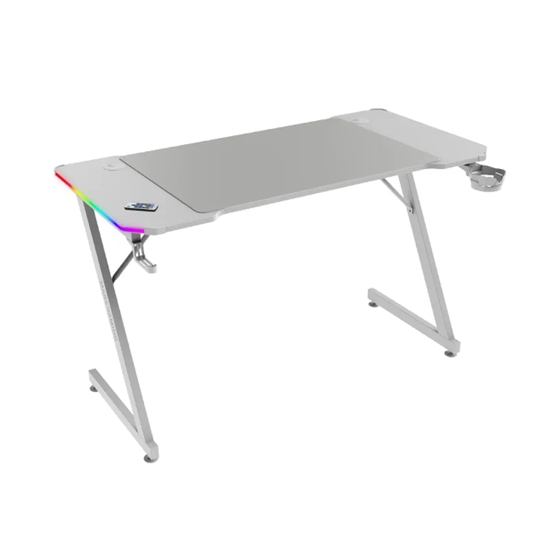 Mars Gaming MGD-X120RGB Mesa Gaming - Iluminacion ARGB con Mando - Soportes Auriculares y Bebidas - Alfombrilla XXL - Estructura Acero - 120x60x1.5cm  1