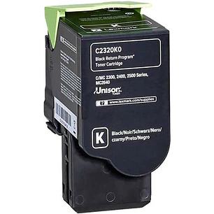 Lexmark C2325/C2425/C2535/MC2325/MC2425/MC2535/MC2640 Negro Cartucho de Toner Original - C2320K0