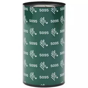 Zebra ZipShip 5095 Pack de 12 Cintas de Transferencia Termica Original - Cintas de Resina - Nucleo 12.7mm, Ancho 110mm, Longitud 74m