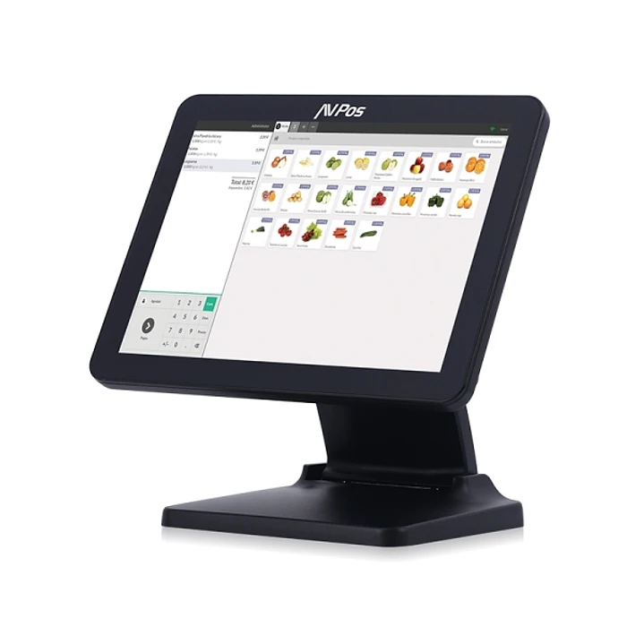 AVPos TPV K5000 Flex Aluminio 15 Tactil - I7 - 8gb Memoria - SSD 128gb - VGA, HDMI, Serie - WIFI, LAN - Color Negro 1