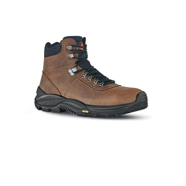 Upower Trail S Botines de Seguridad - Talla 39 - Empeine Piel Pull-Up Engrasado Hidrofugo, Puntal Composite, Antiperforacion, Transpirables, Suela Ant 1