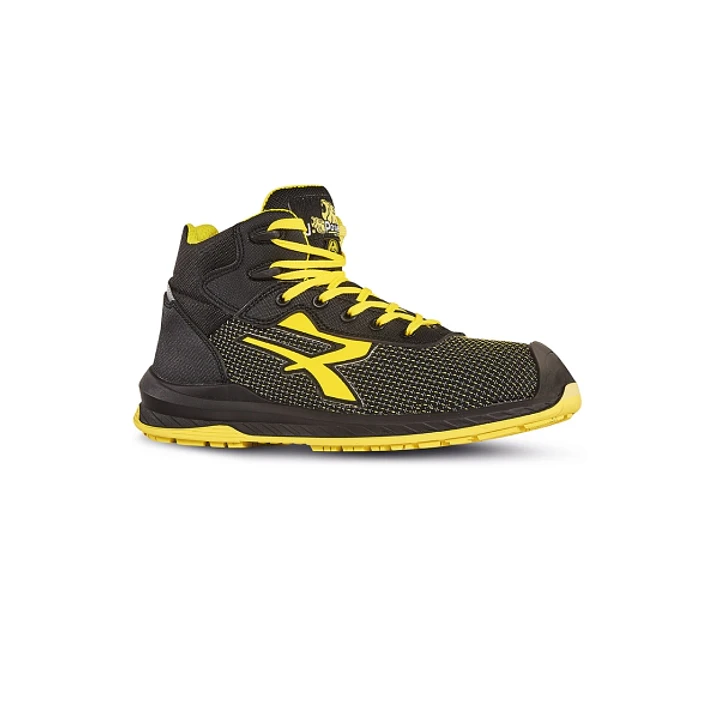 Upower Domingo S Calzado de Seguridad Altos - Talla 47 - Proteccion Maxima, Parte Superior Putek Plus, Puntera Airtoe Composite, Antiperforacion Texti 1