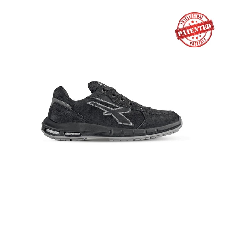 Upower Shedir Plus S ESD Calzado de Seguridad Altos - Talla 40 - Cuero Nubuck Resistente al Agua, Puntera de Aluminio, Suela Antideslizante con Insert 1