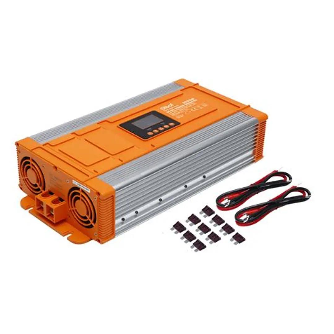 Elbat Convertidor de Corriente Onda Pura con Pantalla LCD 3000W - Color Varios 1