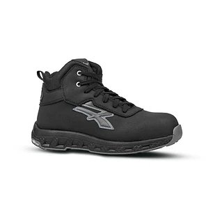 Upower Phoenix ESD Calzado de Seguridad Alto - Talla 42 - Hidrofugo, Resistente al Desgaste, Puntera Fibertoe, Plantilla Antiperforacion Ultraligera, 